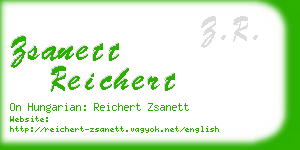 zsanett reichert business card